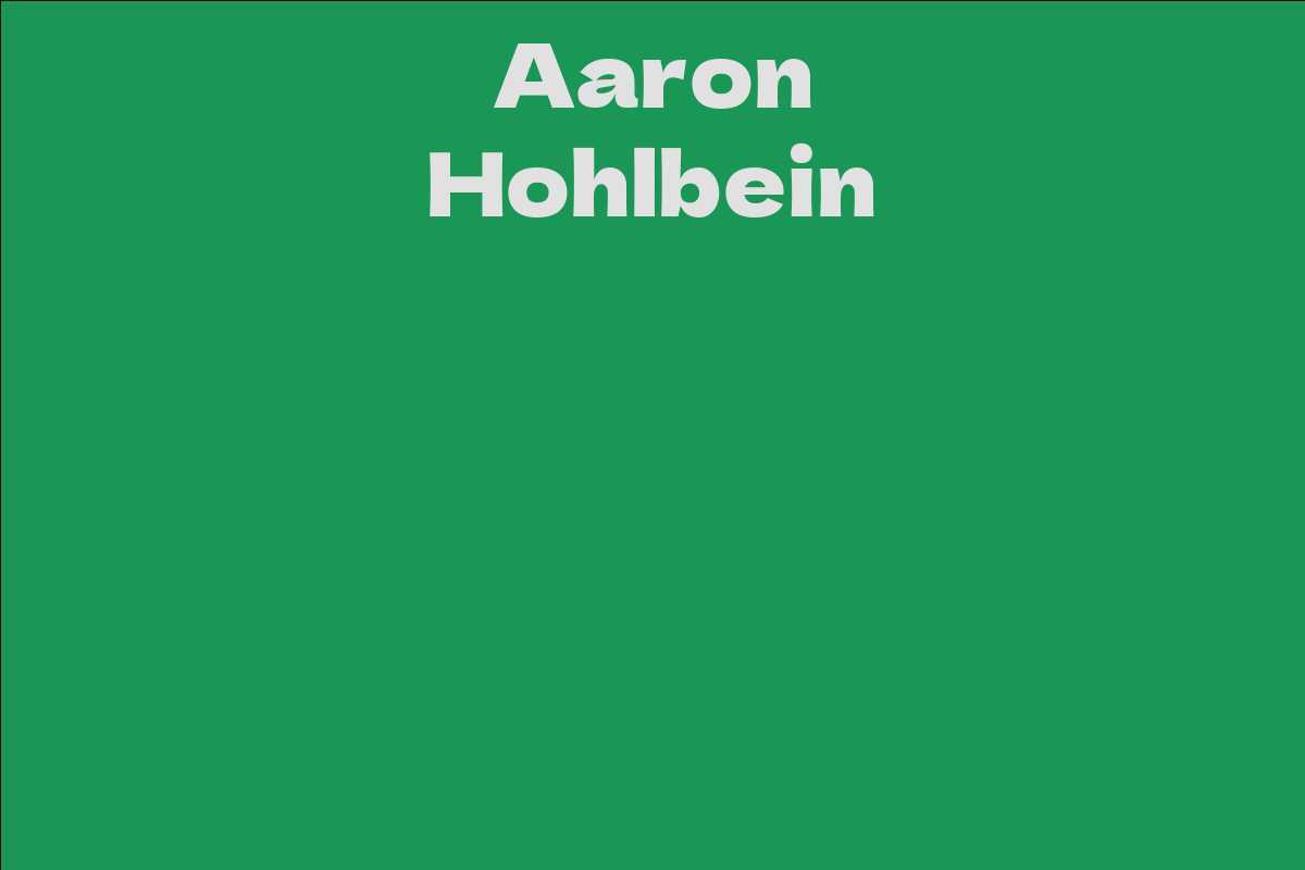 Aaron Hohlbein