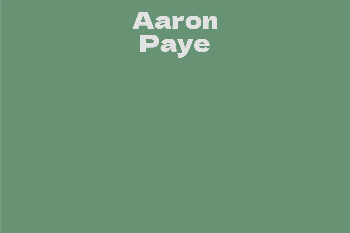 Aaron Paye