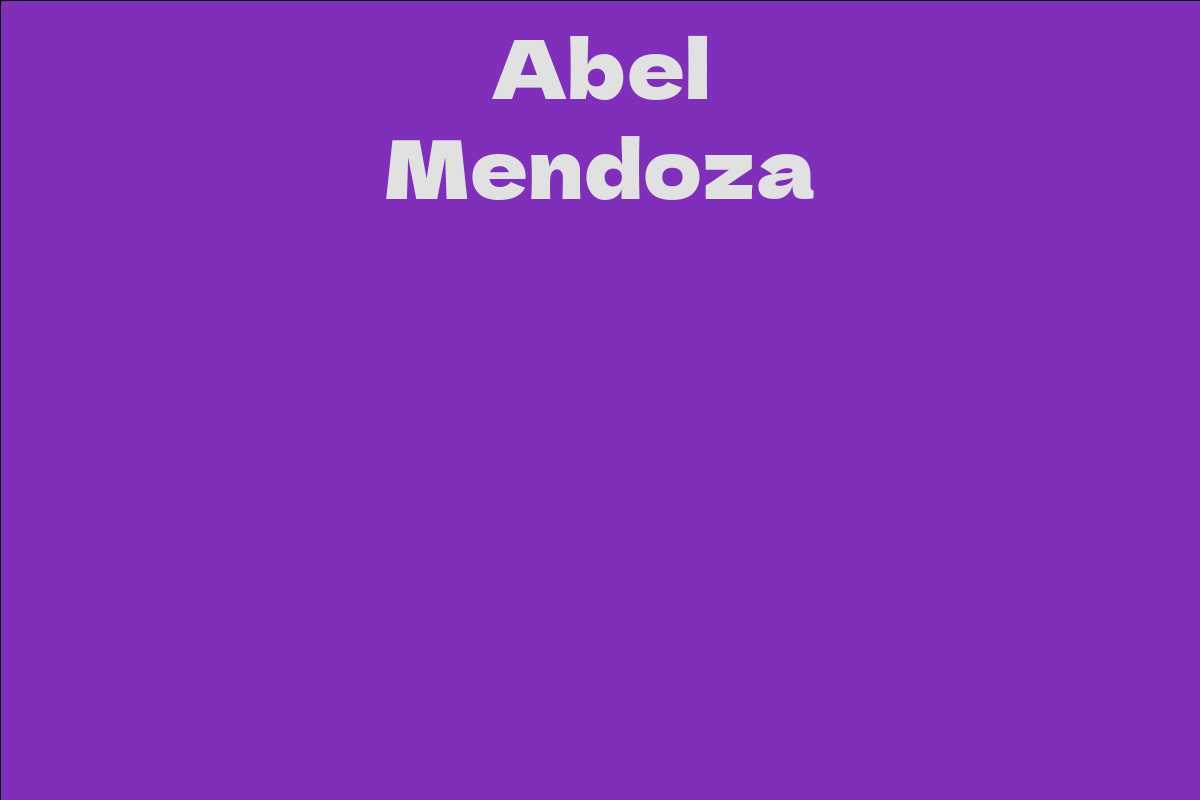 Abel Mendoza