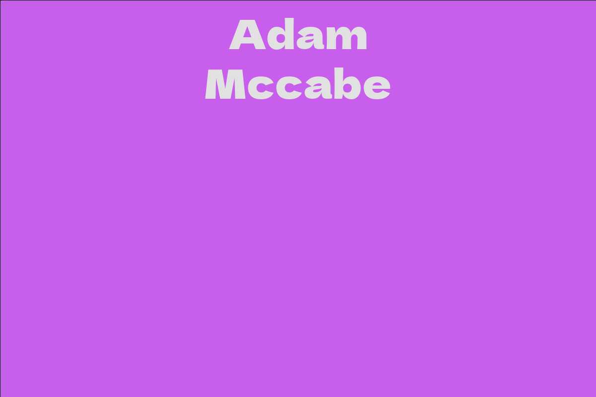 Adam Mccabe
