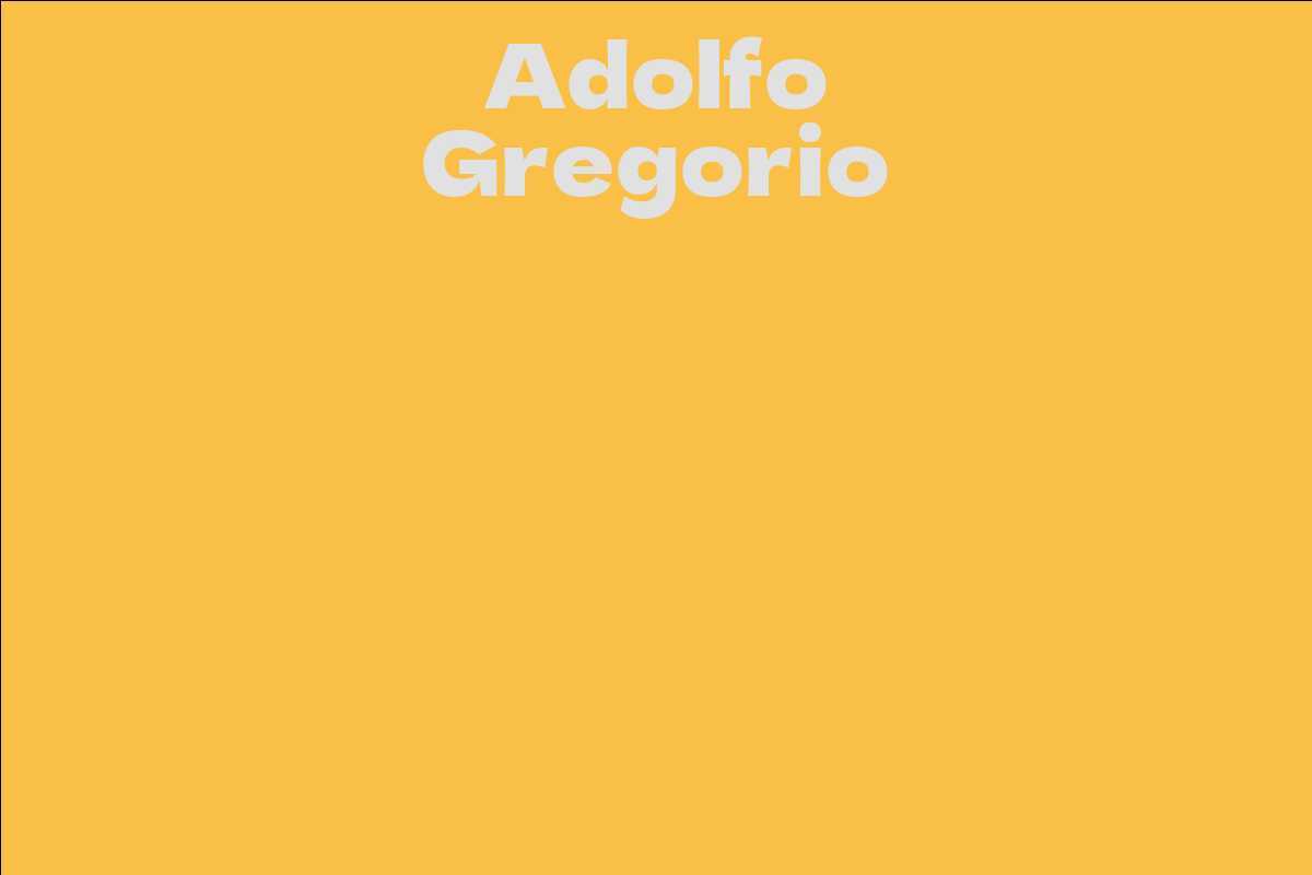 Adolfo Gregorio