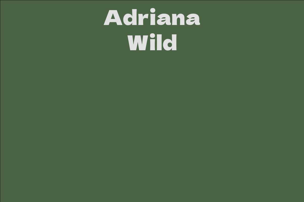 Adriana Wild