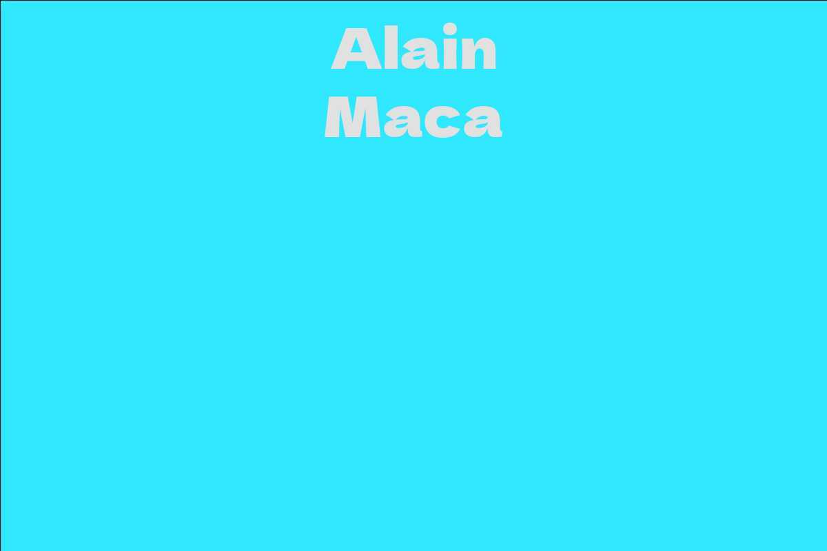 Alain Maca