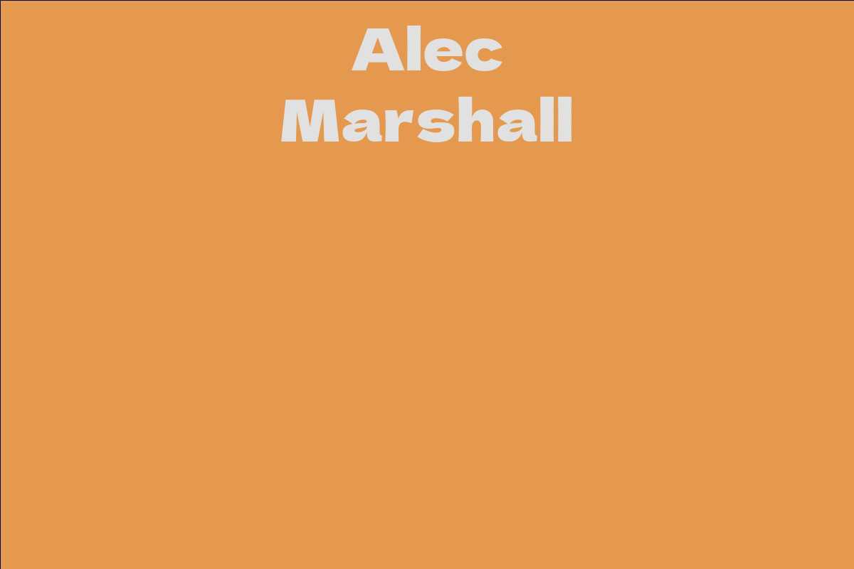Alec Marshall