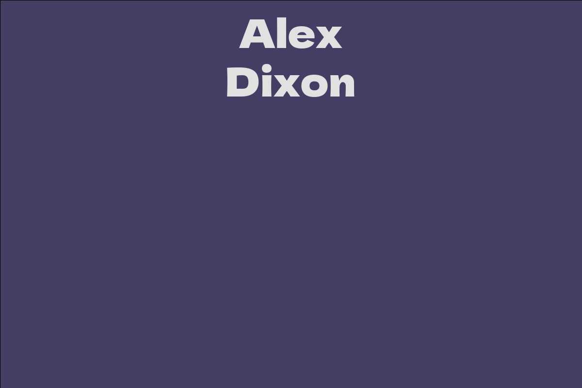 Alex Dixon