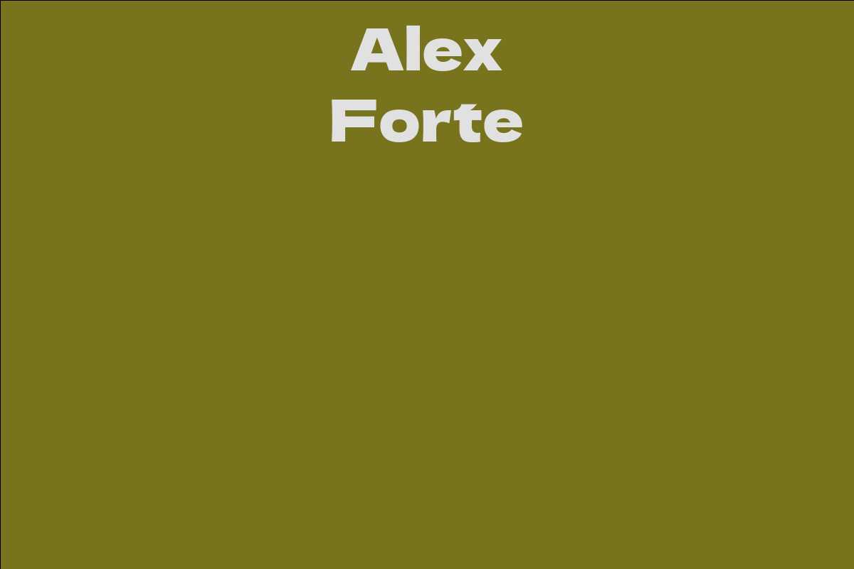 Alex Forte - Facts, Bio, Career, Net Worth | AidWiki