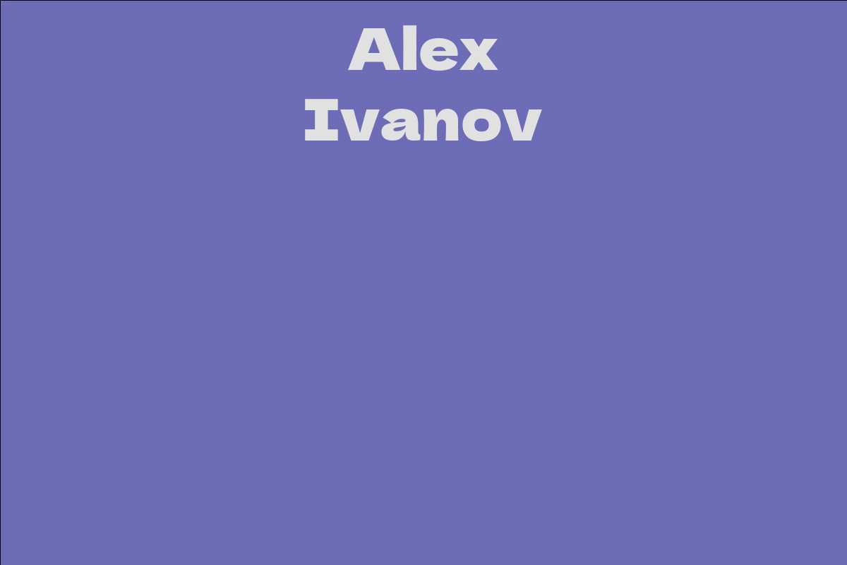 Alex Ivanov
