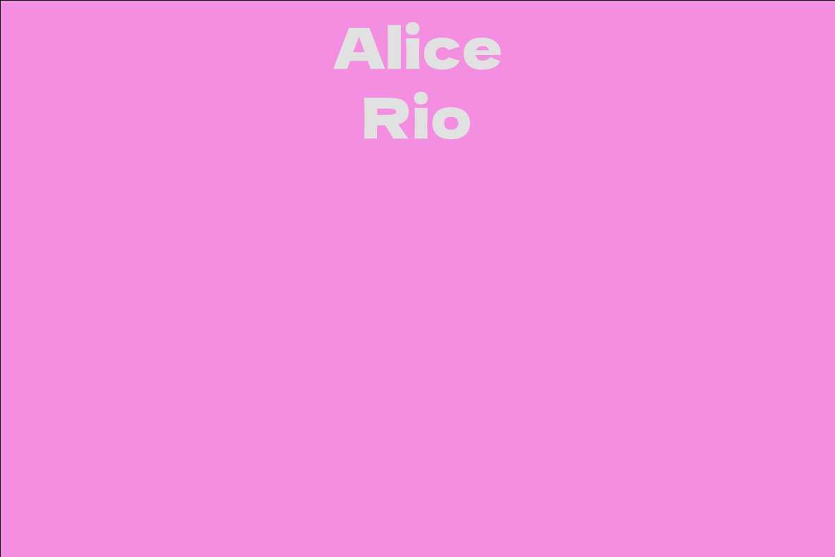 Alice Rio