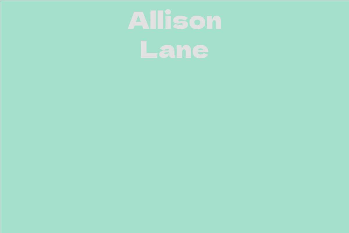 Allison Lane