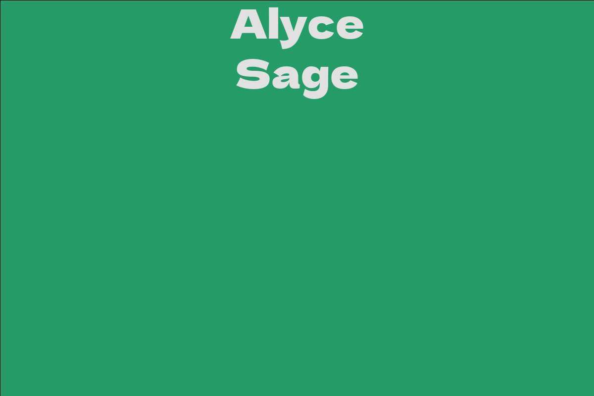 Alyce Sage
