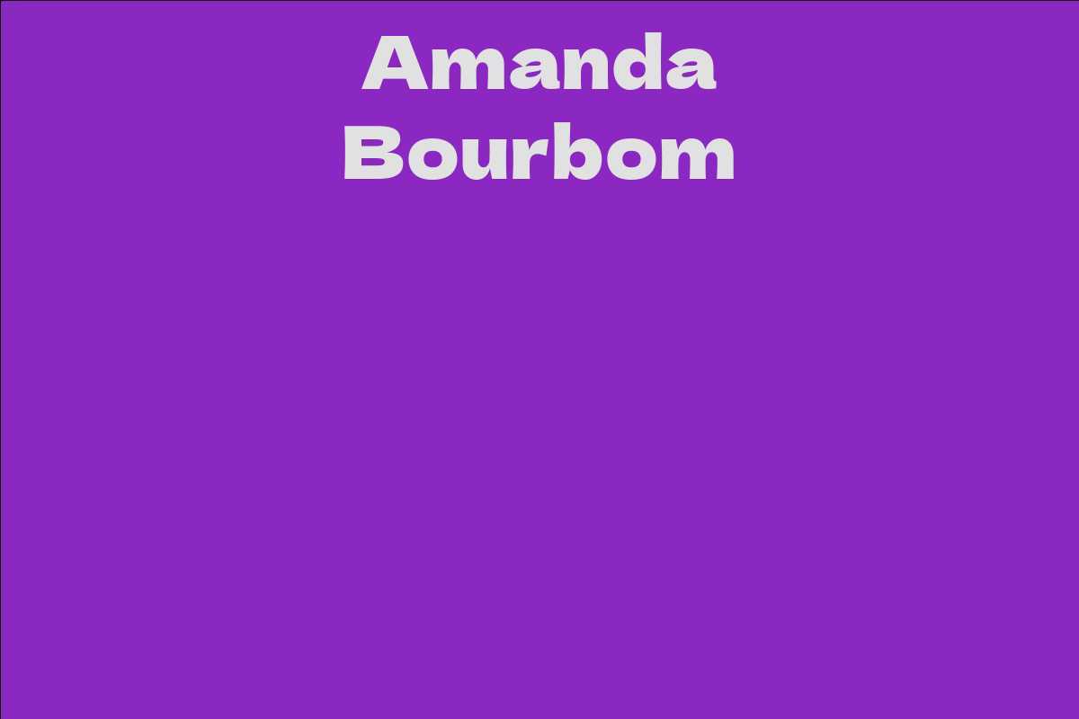 Amanda Bourbom