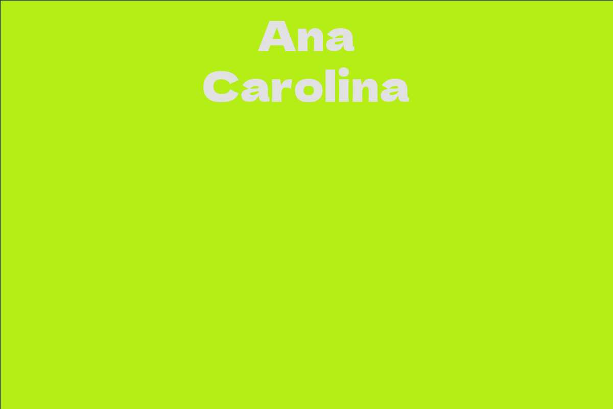 Ana Carolina - Facts, Bio, Career, Net Worth | AidWiki
