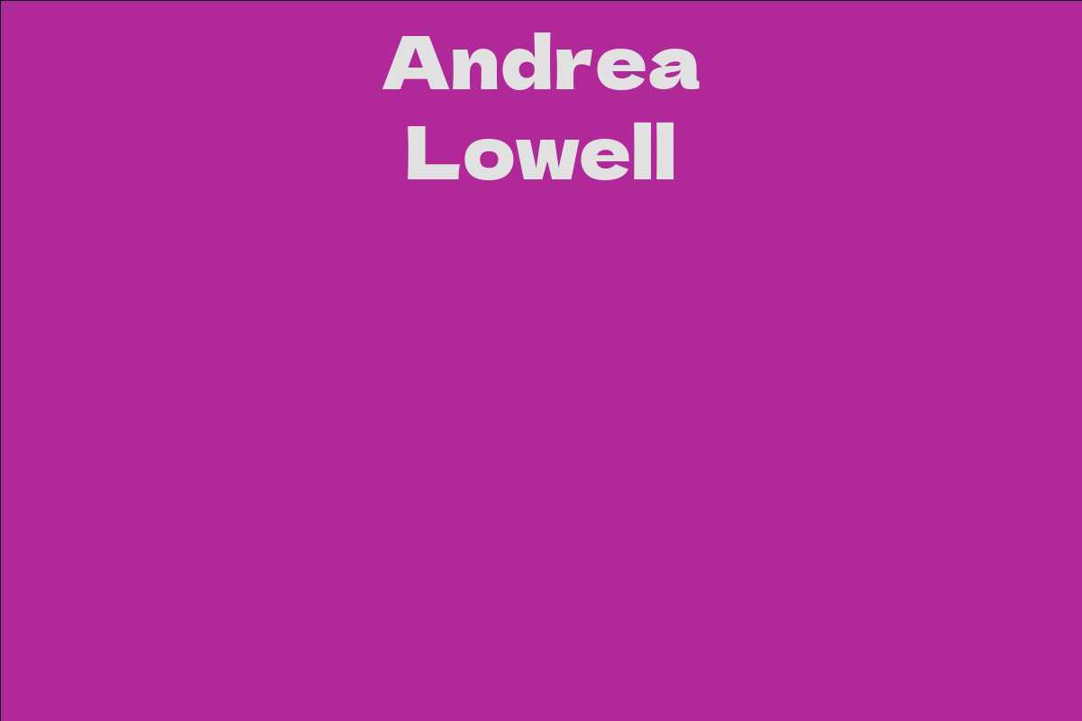 Andrea Lowell