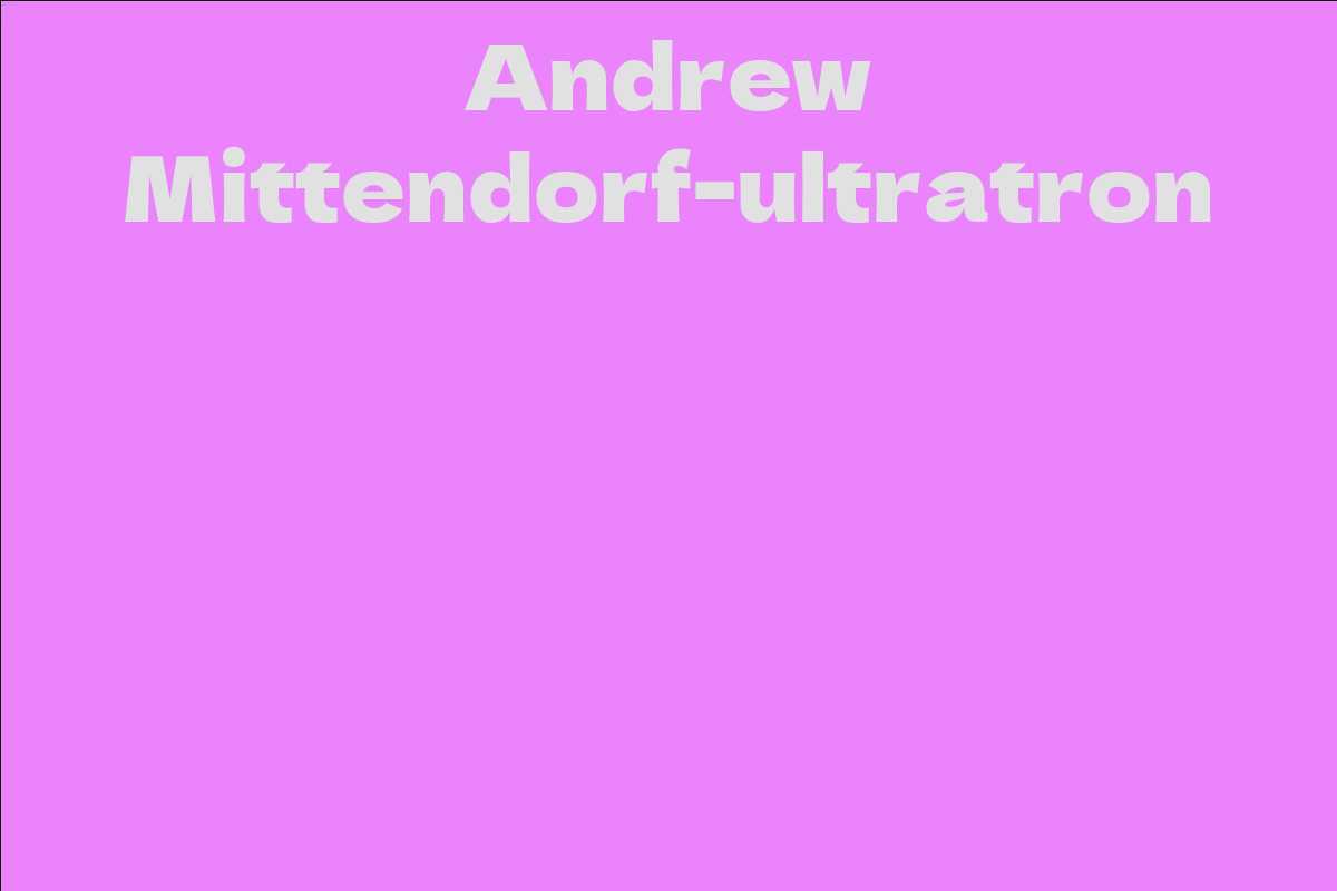 Andrew Mittendorf-ultratron