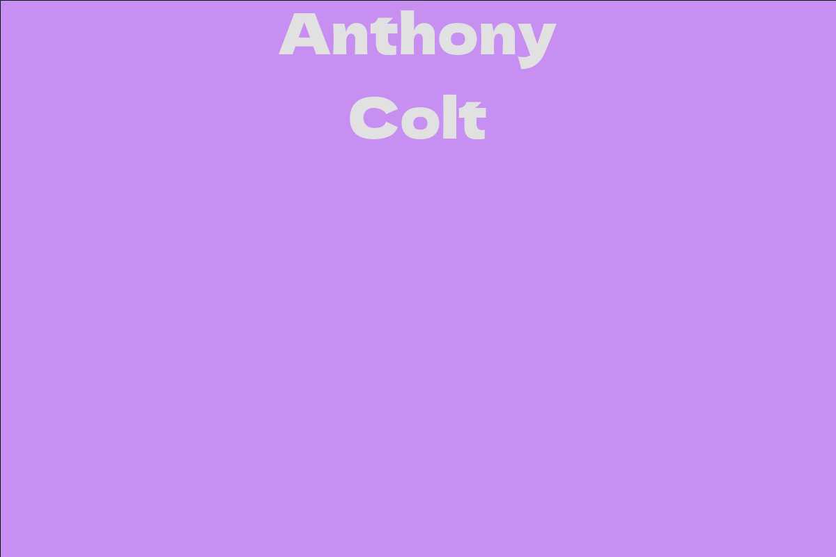 Anthony Colt