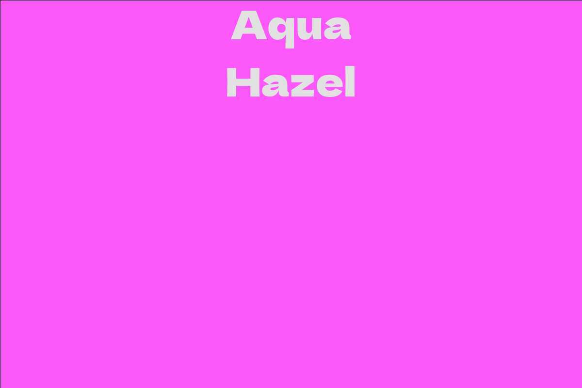 Aqua Hazel