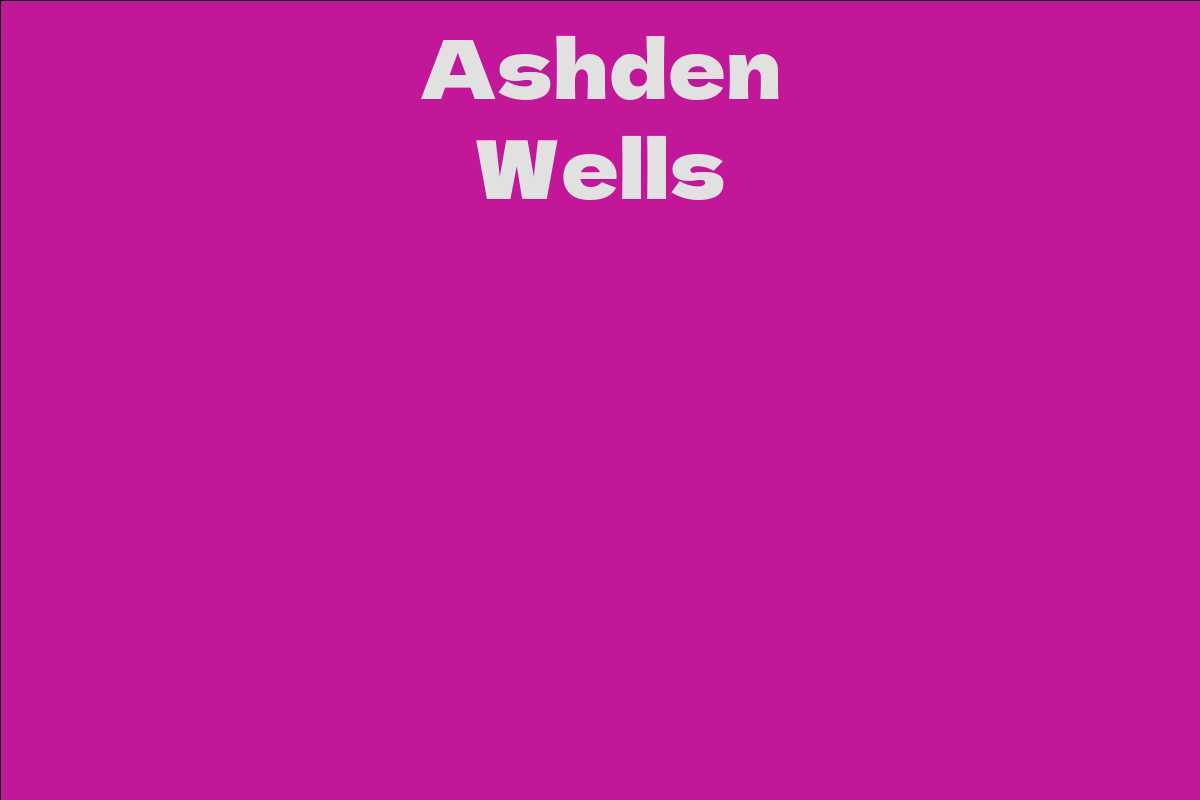 Ashden Wells