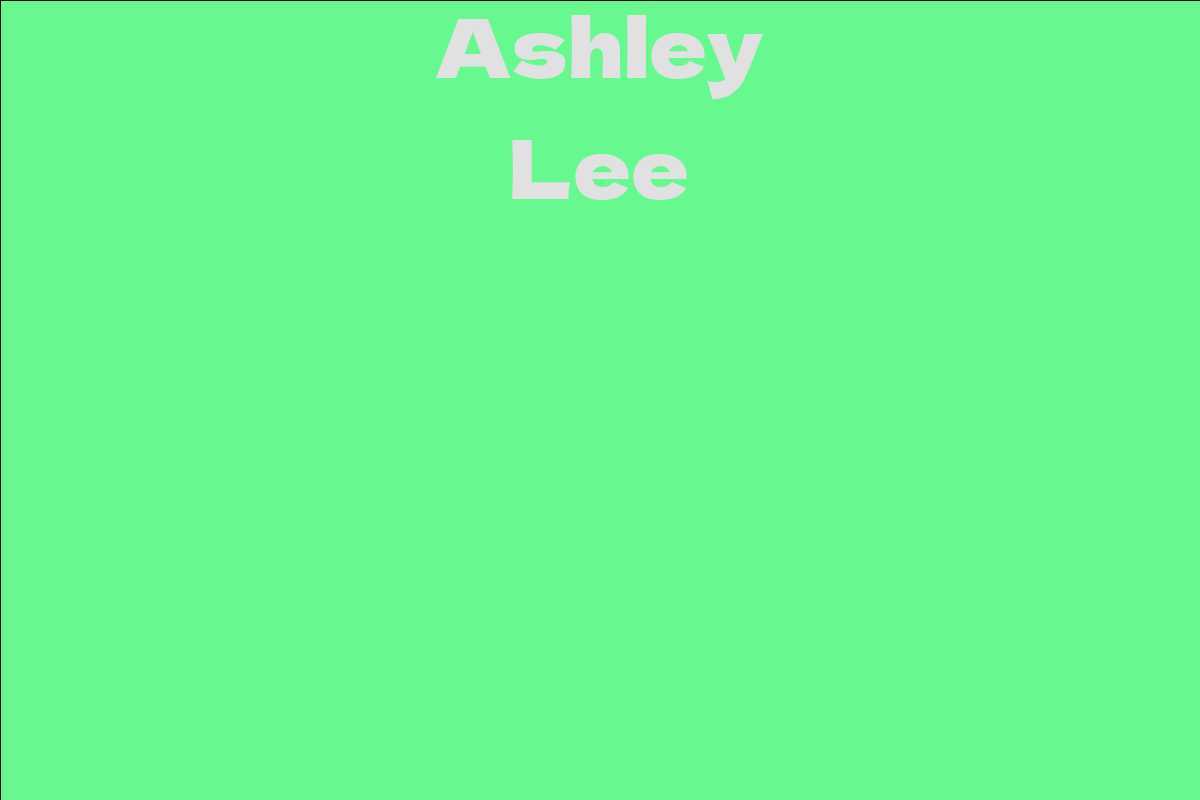 Ashley Lee