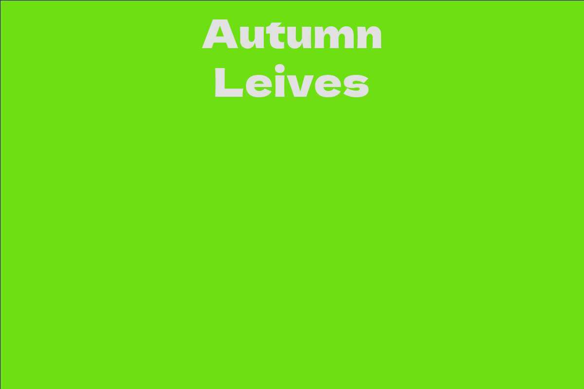 Autumn Leives