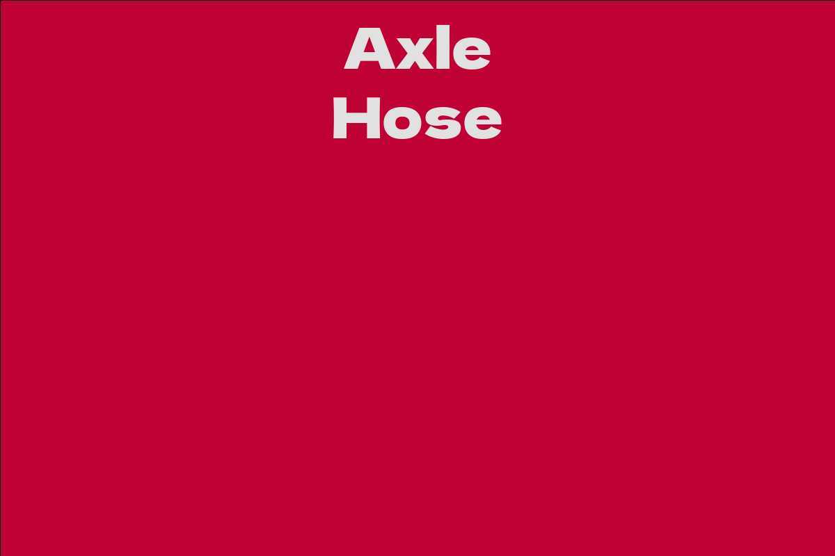 Axle Hose