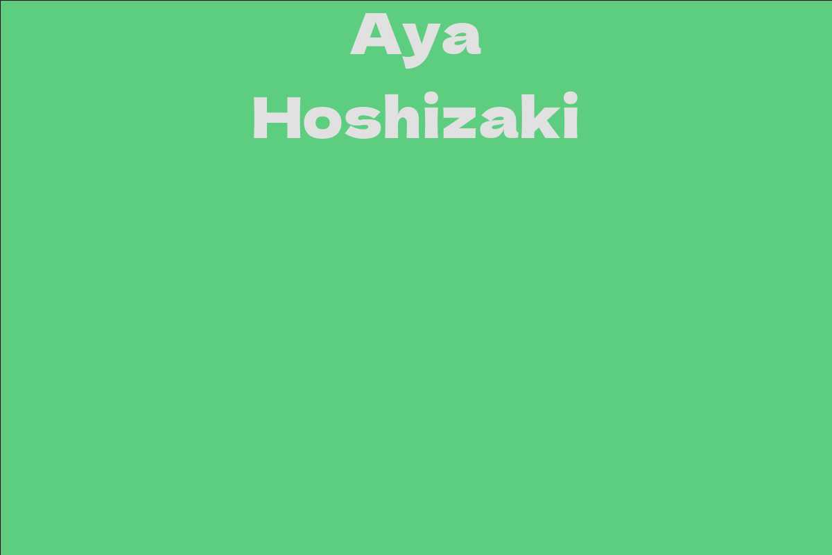 Aya Hoshizaki
