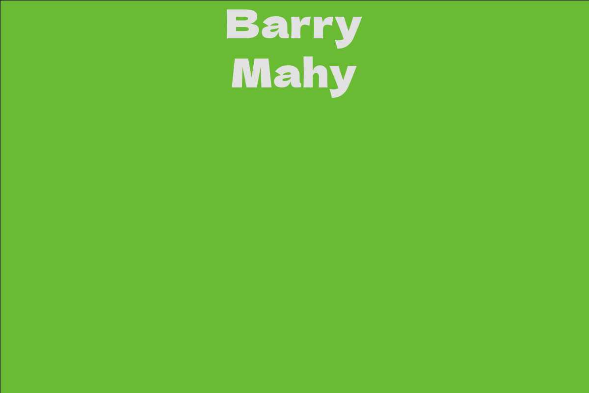 Barry Mahy
