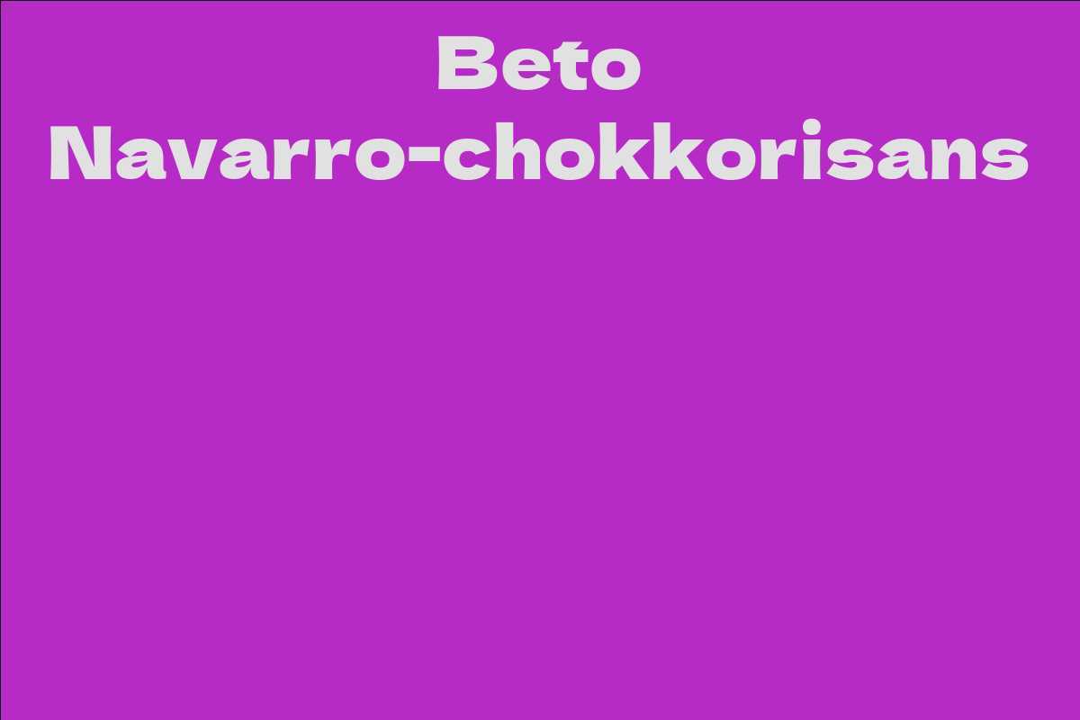 Beto Navarro-chokkorisans