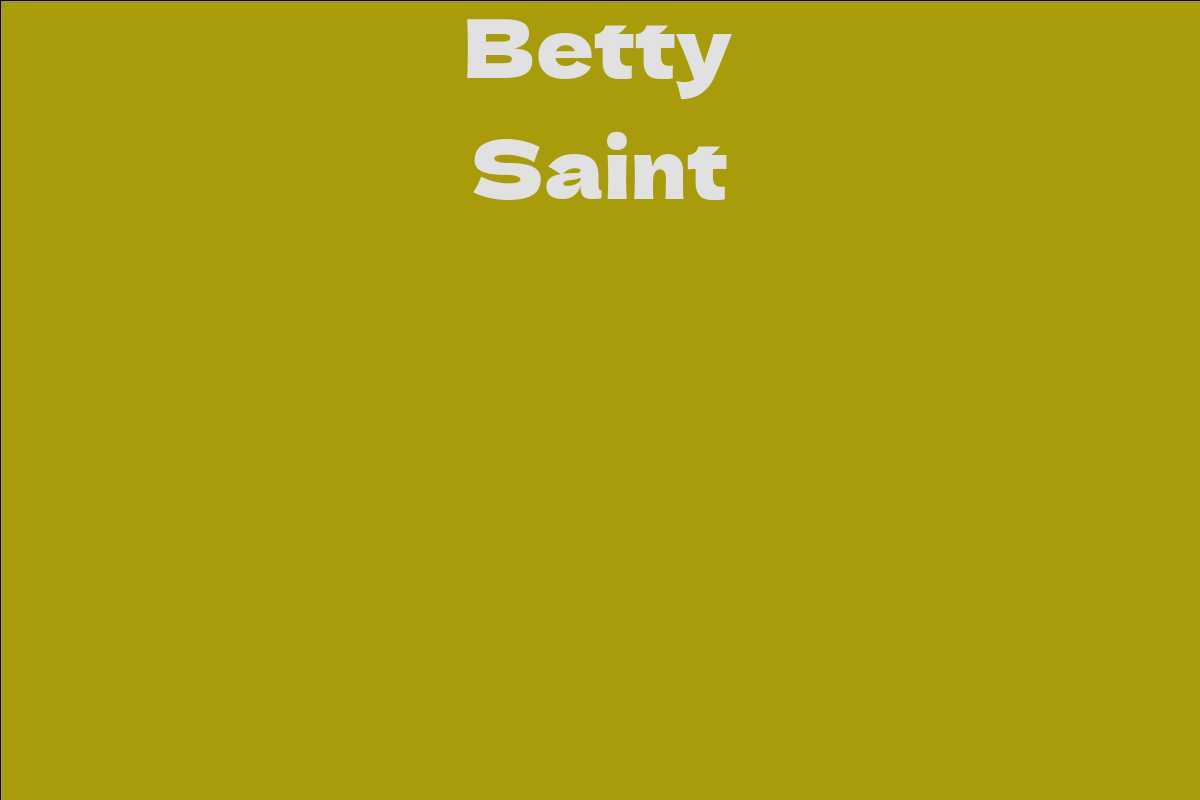 Betty Saint