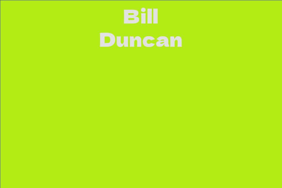 Bill Duncan