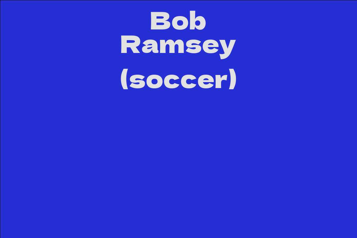 Bob Ramsey (soccer)