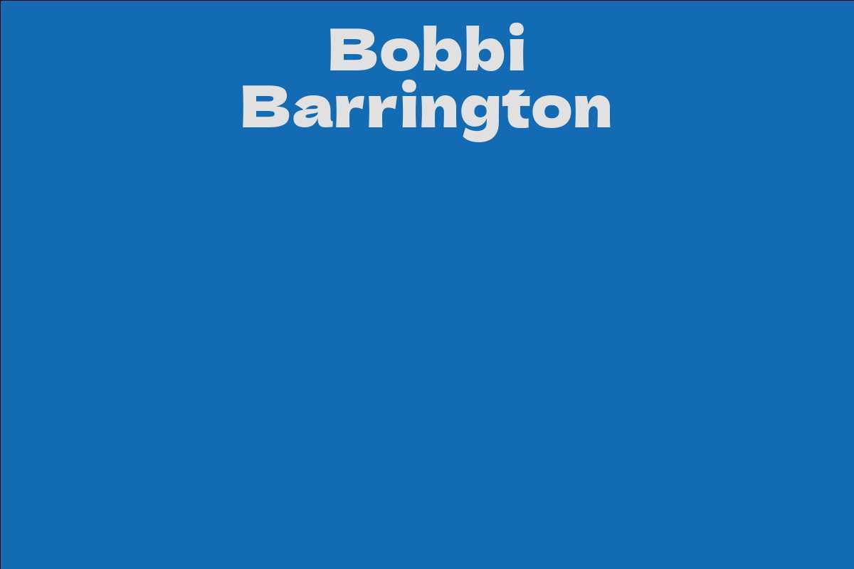Bobbi Barrington