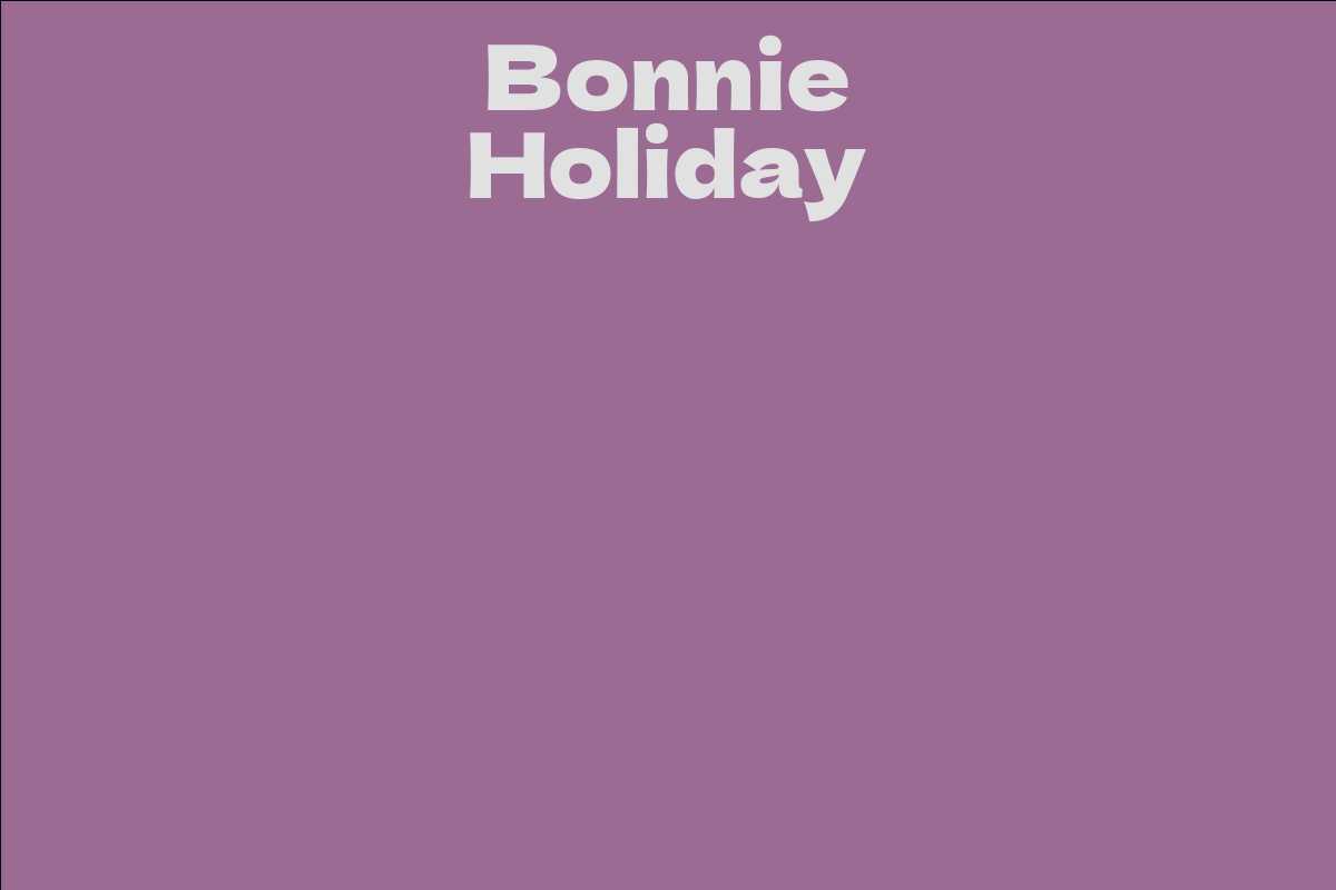 Bonnie Holiday