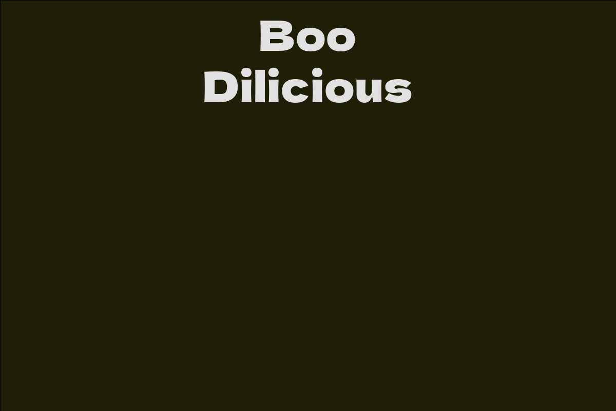 Boo Dilicious