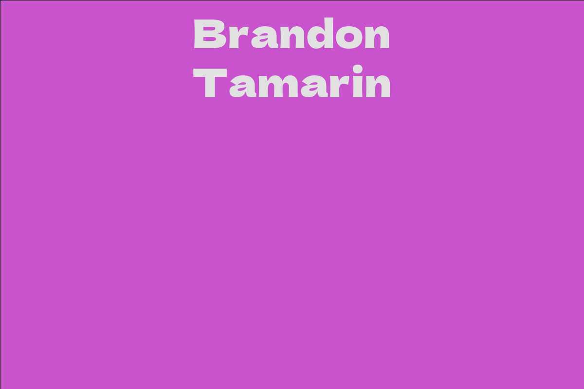 Brandon Tamarin