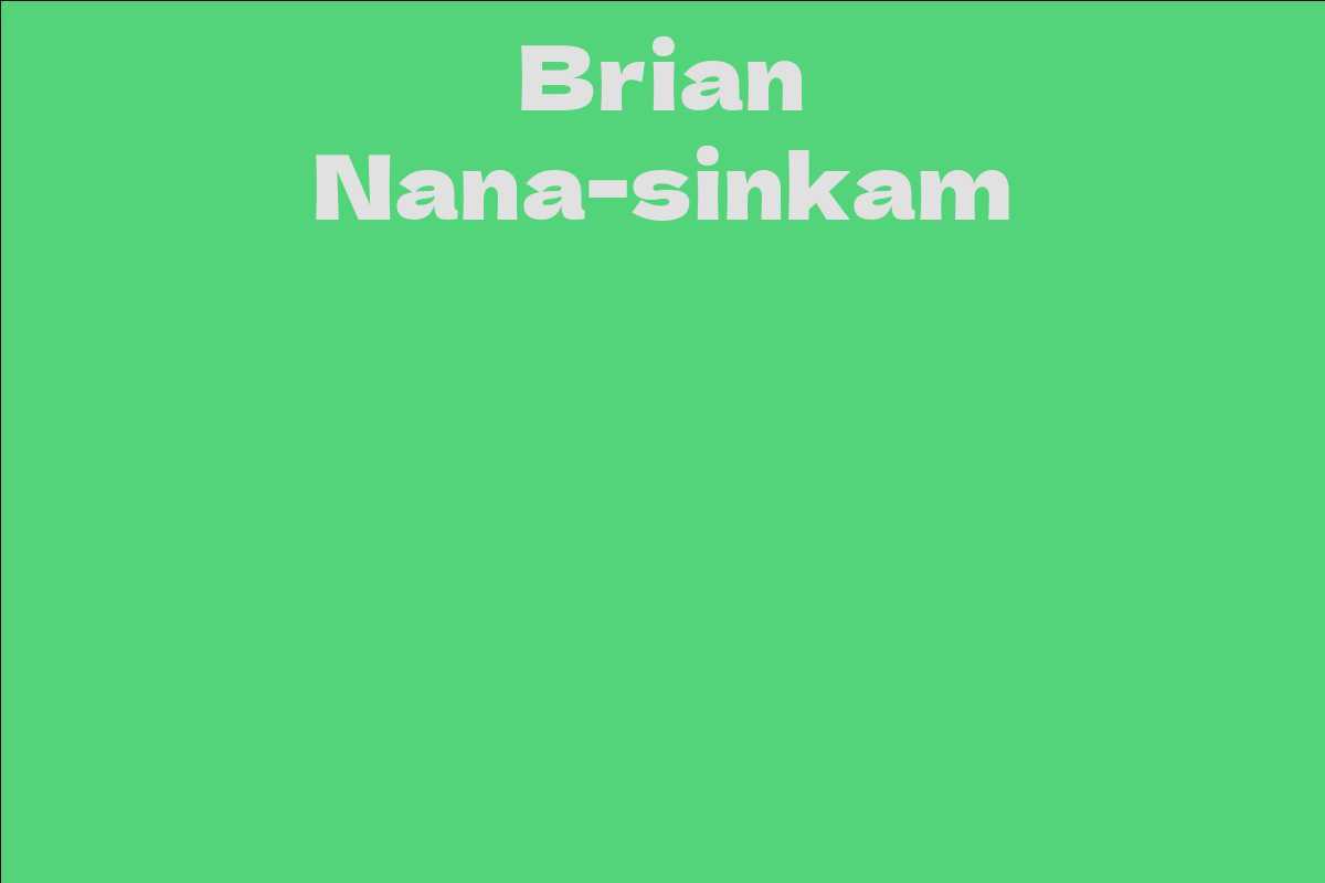 Brian Nana-sinkam