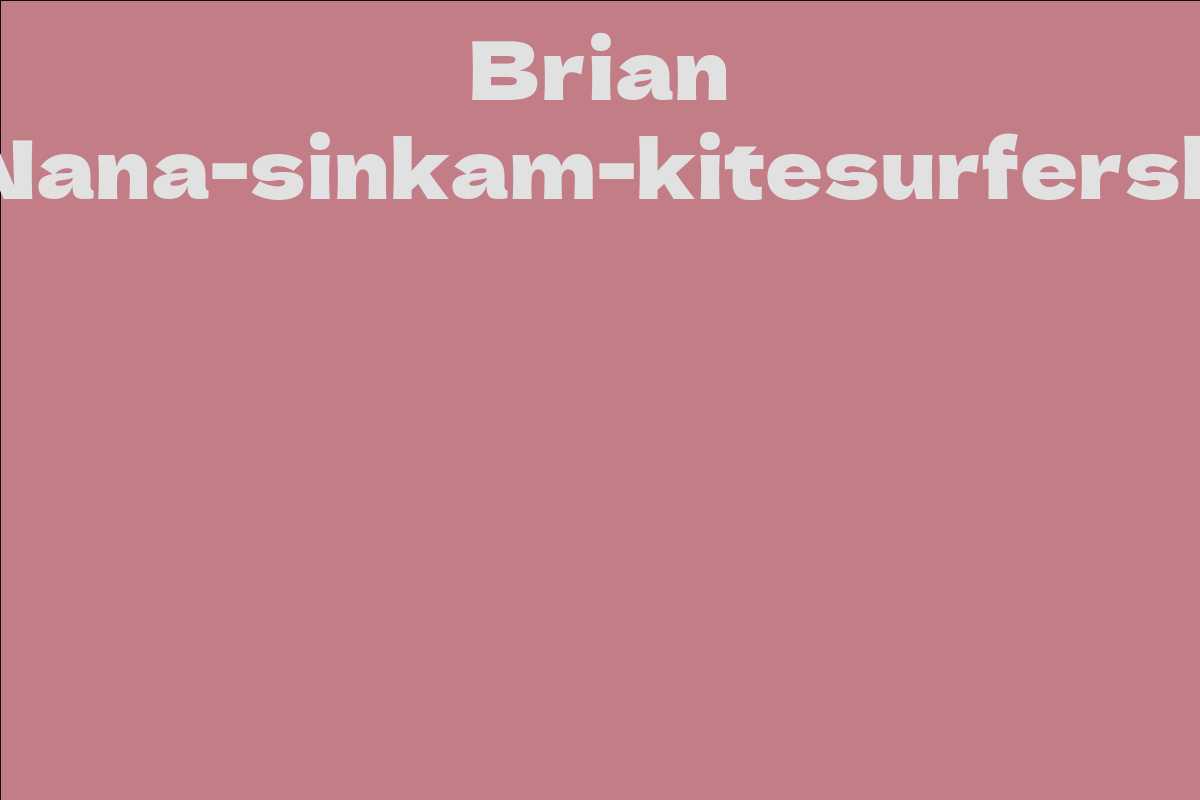 Brian Nana-sinkam-kitesurfersh