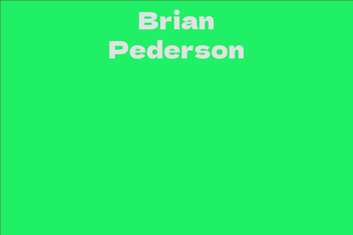 Brian Pederson