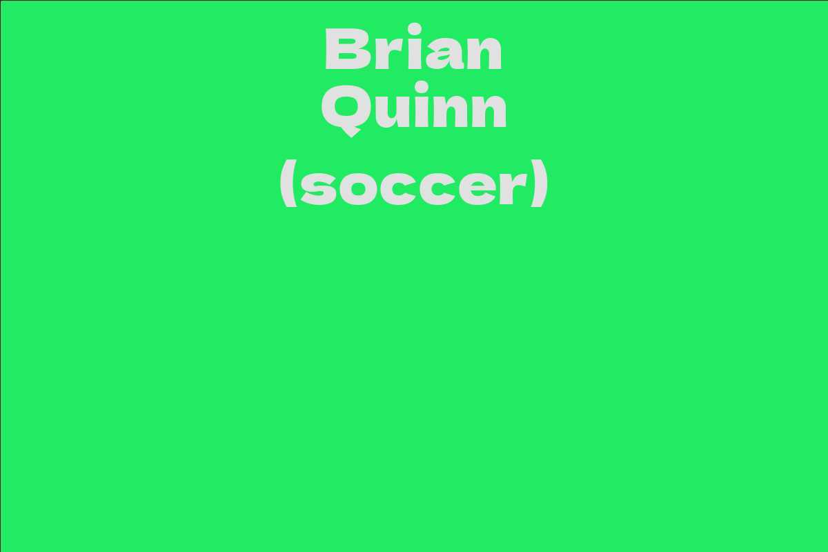 Brian Quinn (soccer)