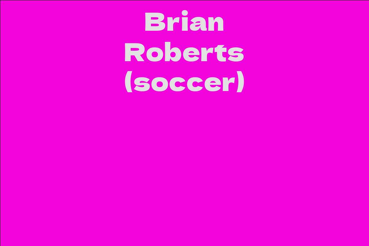 Brian Roberts (soccer)