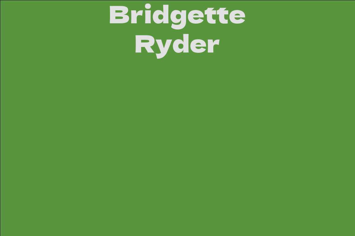 Bridgette Ryder