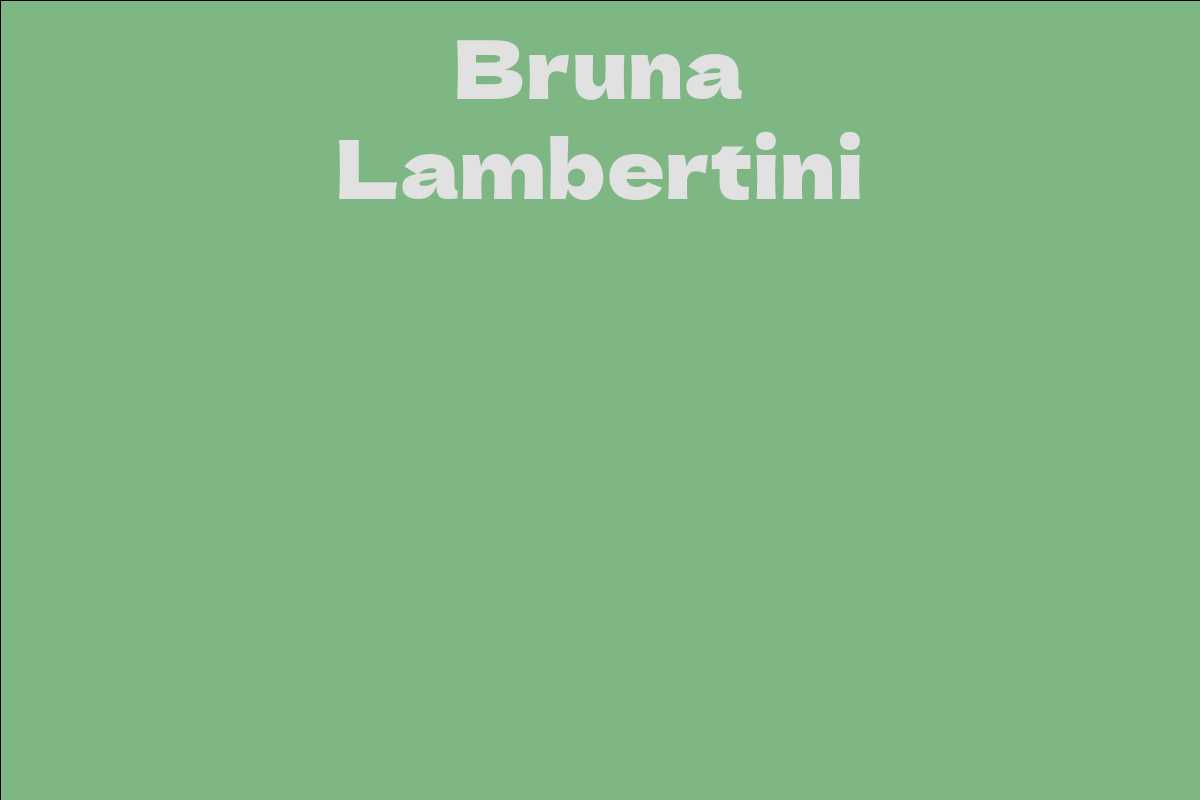 Bruna Lambertini