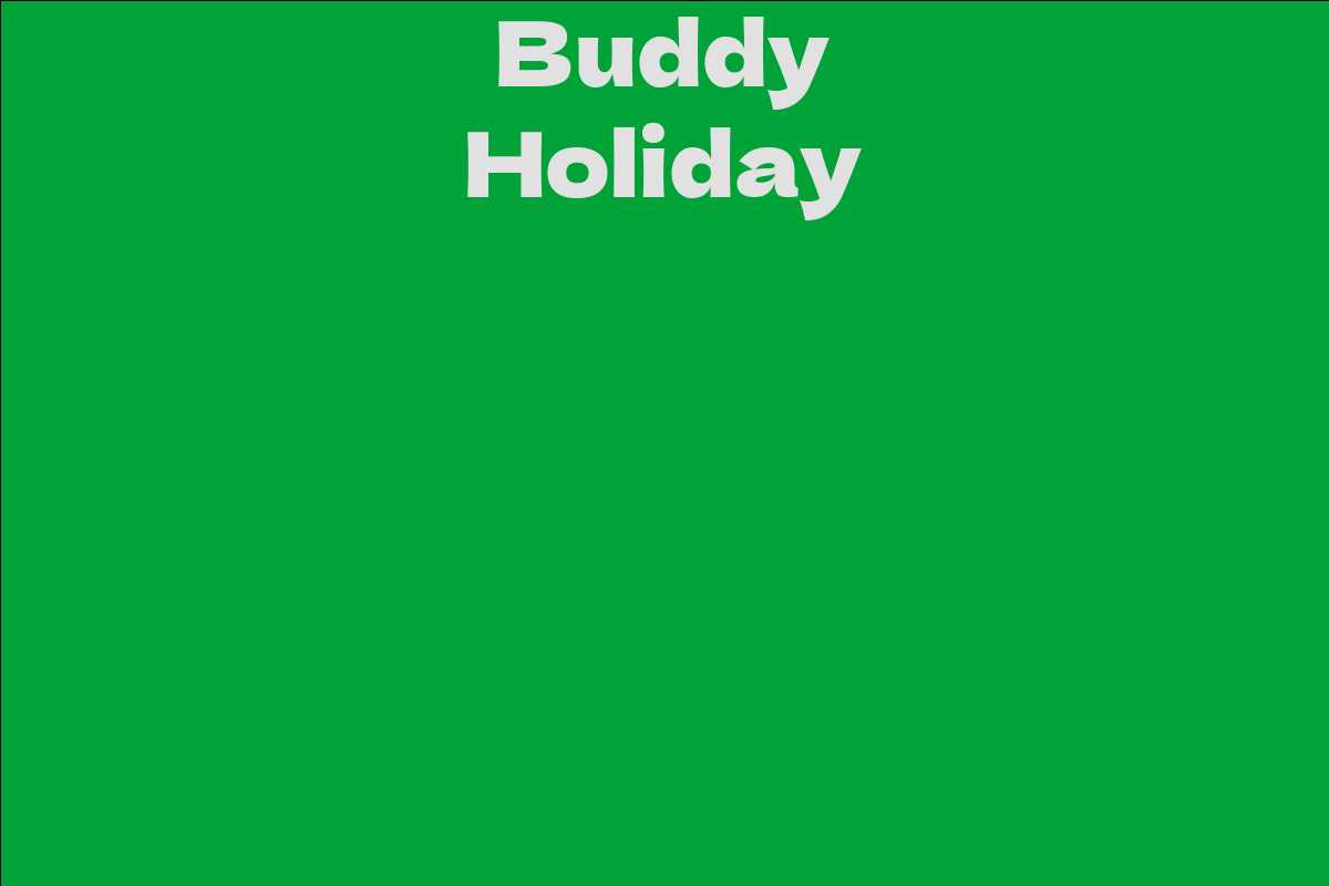 Buddy Holiday