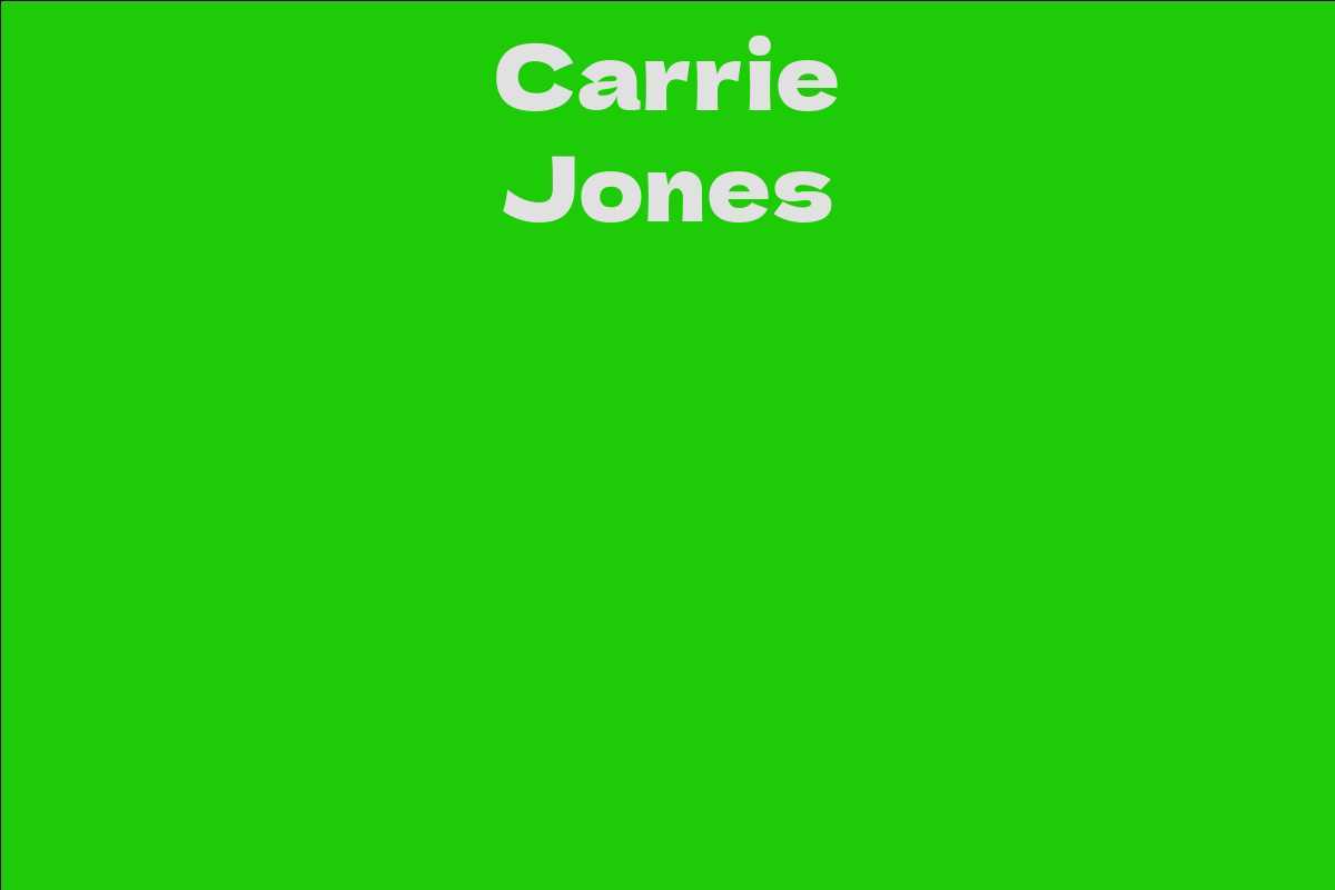 Carrie Jones