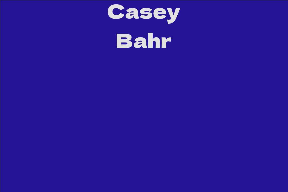 Casey Bahr