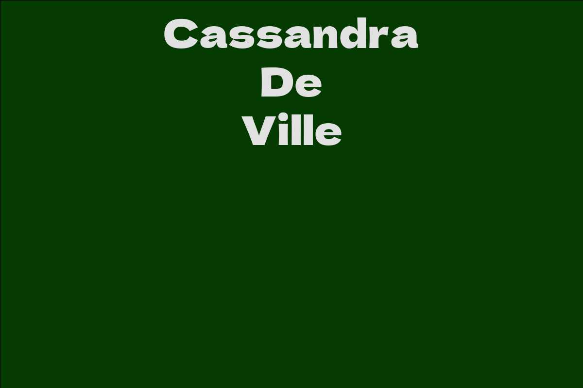 Cassandra De Ville