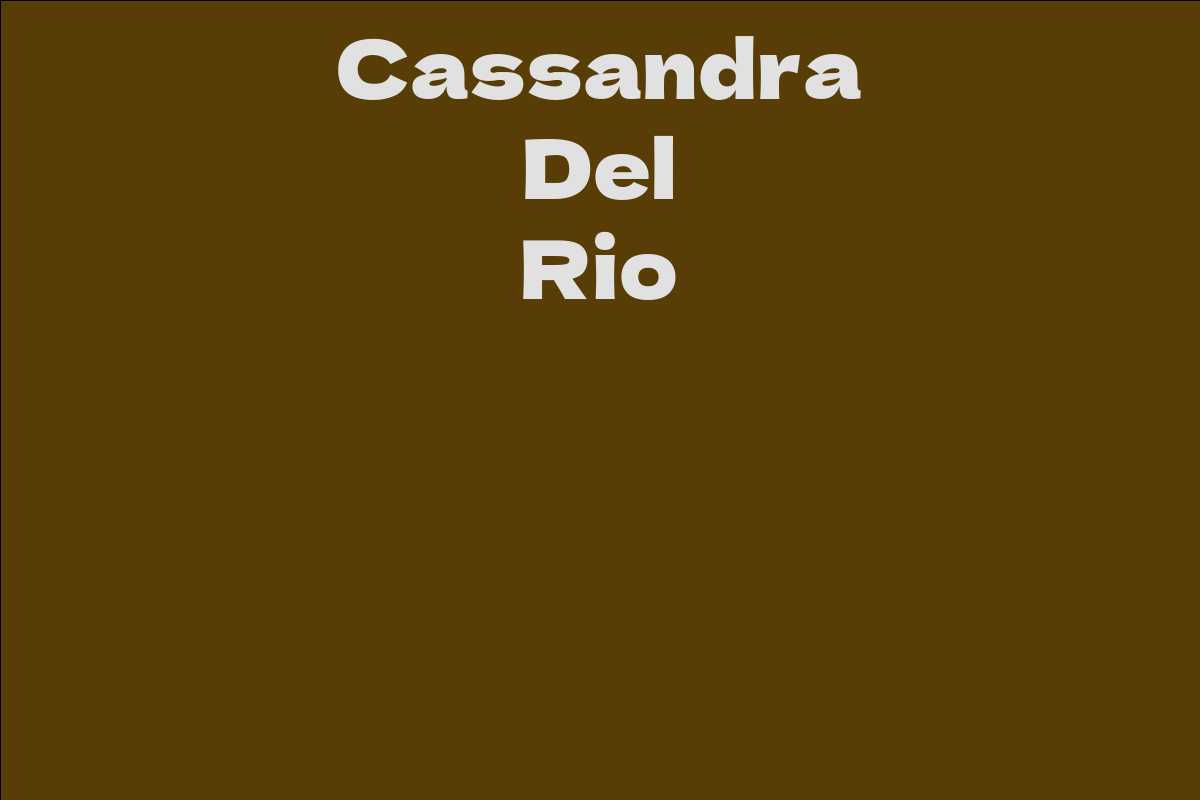 Cassandra Del Rio