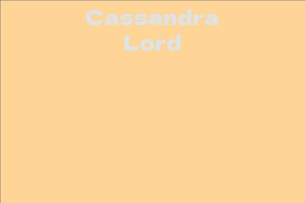 Cassandra Lord