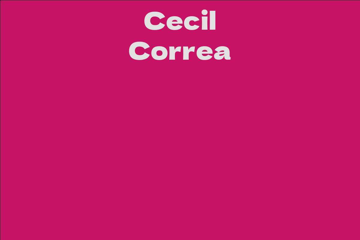 Cecil Correa