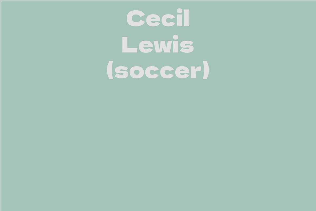 Cecil Lewis (soccer)
