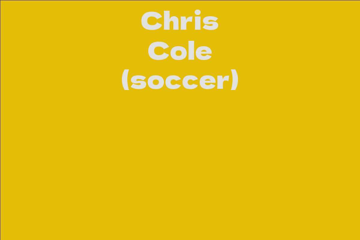Chris Cole (soccer)